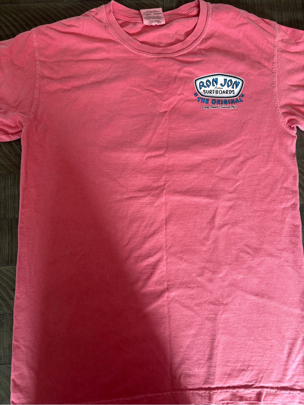 Ron Jon Pink Short Sleeve Surf Logo Tee